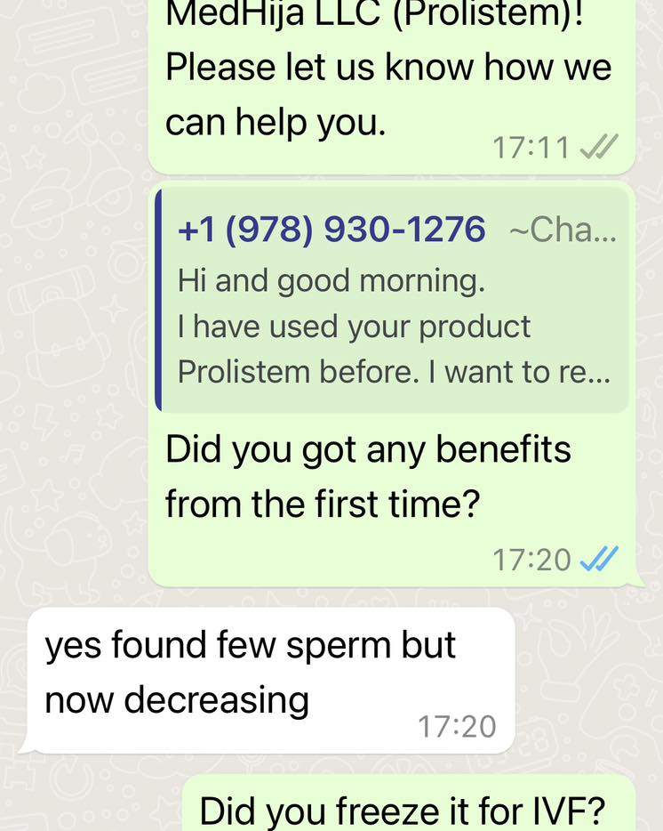 zero sperm count